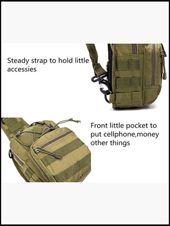 Tactical Sling Backpack Daypack Chest Pack Outdoor Hiking Travel Shoulder Bag main image 6